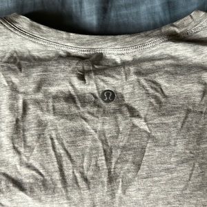 Lululemon Grey Crop Top in a Large